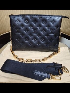 Louis Vuitton Coussin PM Black Shoulder/ Crossbody Bag